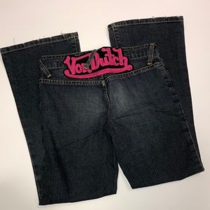 VON DUTCH BOOT CUT JEANS SIZE SMALL